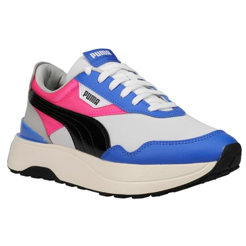 PUMA Kids Girls Cruise Rider Silky Sneakers Shoes Casual - Blue, White - Size 5.5 M2