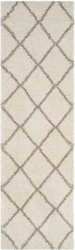 Image of SS Malik Handloom Soft Shaggy Rugs Fluffy Home Decorative Large Carpet for Living Room 2-inch Thick Carpet (2x3 Feet, Ivory Box)