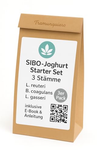 L. reuteri + B. coagulans + L. gasseri | Joghurt Starter Set | Starterkulturen | 3er Pack