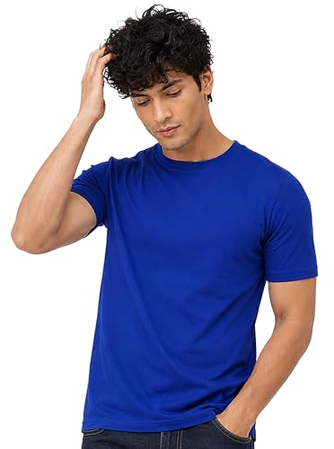 Image of London Hills T Shirt For Man | Tshirt Shirts Men | Men Round Neck Tshirts | Gym T Shirts For mens Workout | T-shirts For Man Cotton Stylish Round Neck T Shirt Half Sleeve Regular Fit Solid Multicolour