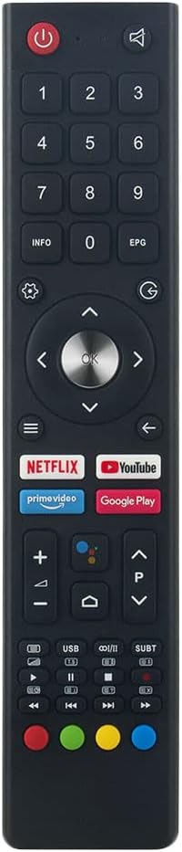 New universal remote control fit for Syinix Android Smart LED TV 55A1S 75F1S 32A1S 58A1S 65F1S 43A1S 50A1S No voice function
