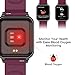 EURANS Smart Watch 41mm, Full Touchscreen Smartwatch, Fitness Tracker with Heart Rate Monitor & Blood Oxygen, IP68 Waterproof Pedometer Watch for Women Men Compatible with iOS & Android Phones