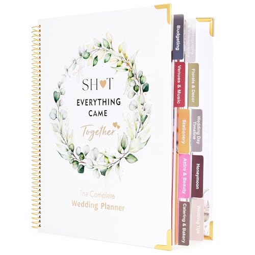 BEKESIN Wedding Planner for Bride-176 Pages Wedding Planning Book and