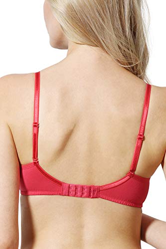 Image of Van Heusen Women's Everyday Cotton Bra|Medium Coverage|Non Padded|Non Wired|Seamless Moulded Cups|Anti Bacterial Tech| Keeps you Fresh|Sweat Absorbent|No Slip Soft Straps|Detachable Straps|Style 11001