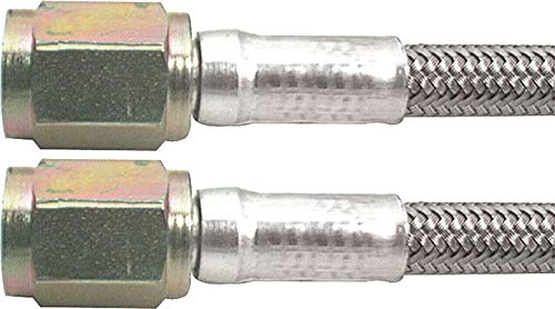 Allstar Performance ALL46300-180#3 Braided Steel Lines With -3 Ends