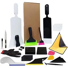 Window Tint Kit Vinyl Wrap Tool, Car Tools Felt Squeegee for Vinyl, Wrapping Film Installation, Micro Tucking Squeegee, Rubber PPF Tools Razor Scraper and Safety Cutter Knife Tint Kit 20pcs Set