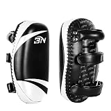 YOUSHANG Paos Muay Thai 1pc Escudos para Patadas Paos De Boxeo Boxeo Kick Shield Muay Thai Taekwondo Fight Training Blanco 35CMX21CMX8CM