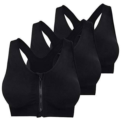 sports bras zip-up