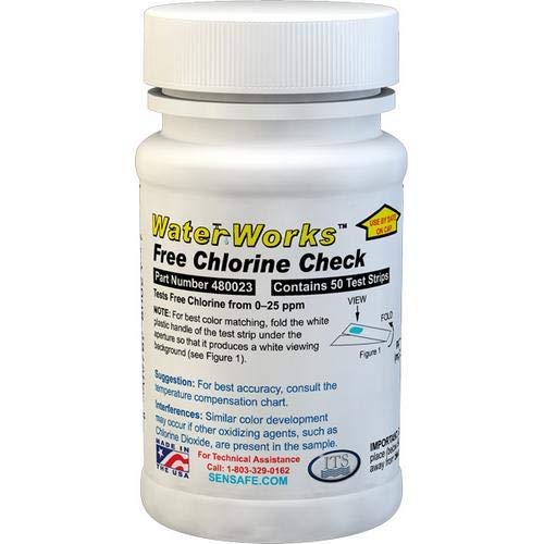 Industrial Test Systems 480023, Free Chlorine Check (Pack of 14 pcs)