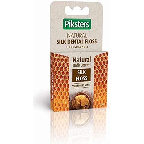 Piksters Biodegradable Silk Dental Floss 25m Cover