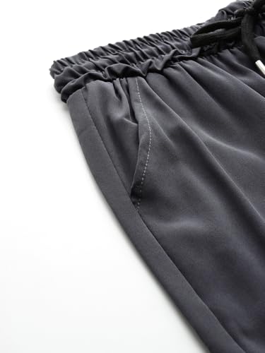 Image of Aarika Womens Casual Wear Black Colour Solid Crep Cargo Pant