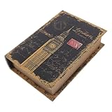 Fine lavoro manuale: ogni scatola portaoggetti simulata è una decorazione a forma di libro vuoto e meticolosamente realizzata, garantendo sia la durata che una finitura elegante per il tuo spazio personale, custodia portaoggetti, contenitore a forma di libro