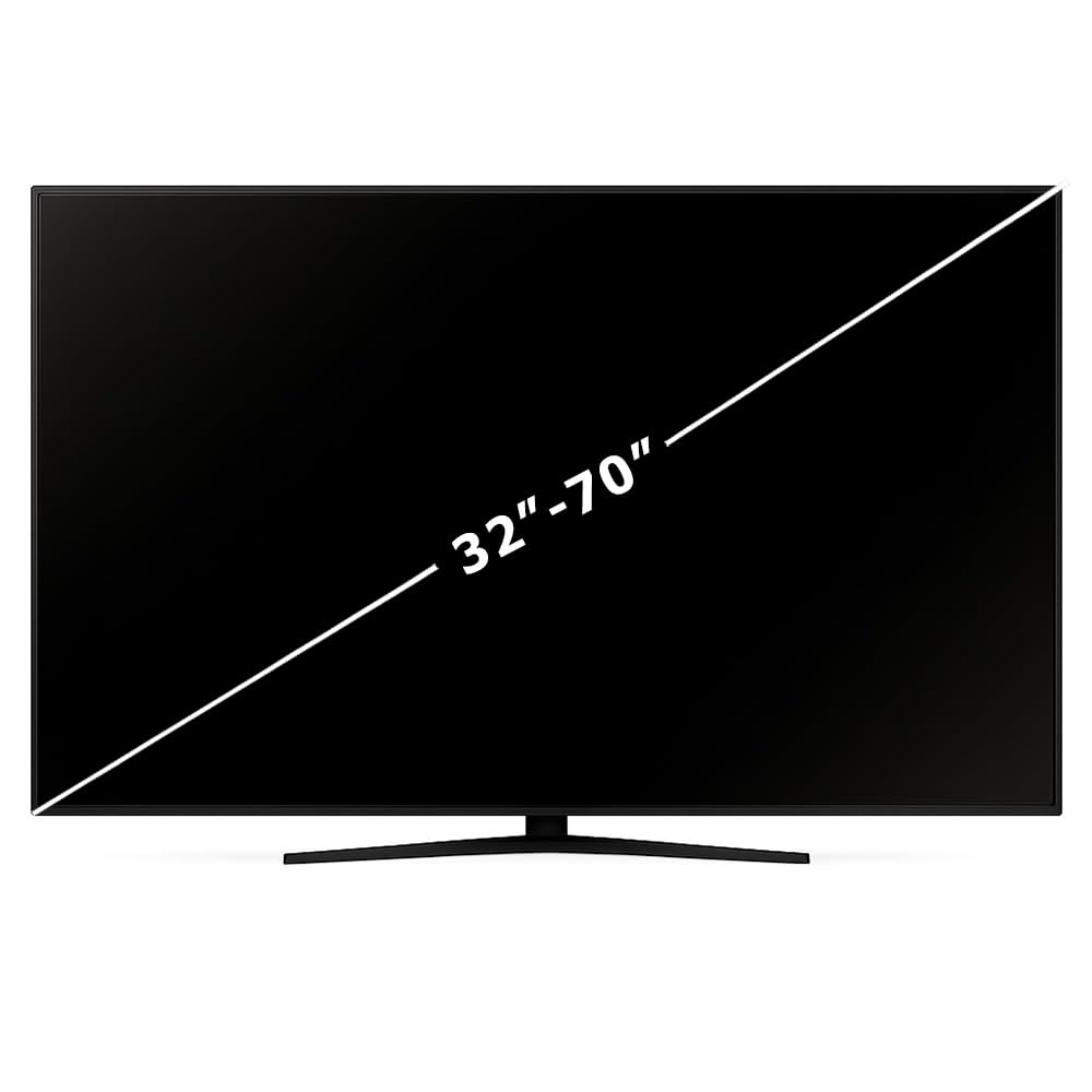 Vetrineinrete® Staffa tv da 32” a 70” pollici supporto inclinabile a muro per televisore plasma lcd schermo attacchi vesa 100x100 600x400 mm