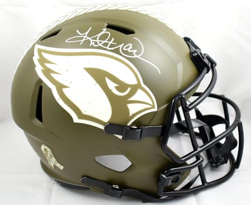 Kurt Warner Signed Cardinals F/S STS Speed Helmet-Beckett W Holo