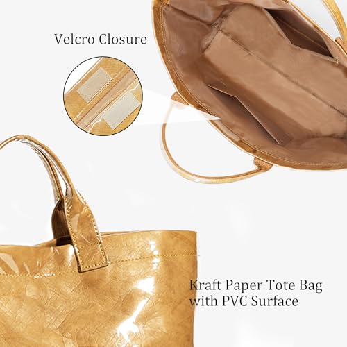 Bolso Tote de PVC impermeable para mujer miniatura 4