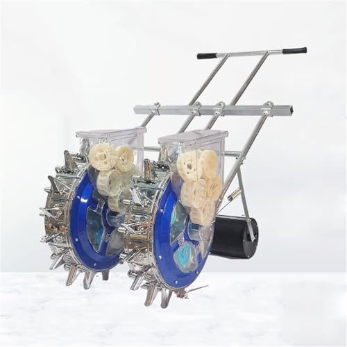 Máquina manual para siembra de semillas de doble fila