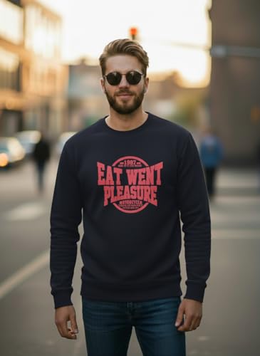 Image of Men Regular Fit Fleece ||Maroon||Round Neck Printed||Sweatshirt-JM3763