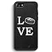 Love Hockey - Silikon Hülle für iPhone 6 / 6s - Motiv Design Sport - Cover Handyhülle Schutzhülle Case Schale