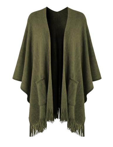 Ferand Shawl Wraps for Women, Cozy Lightweight Poncho...