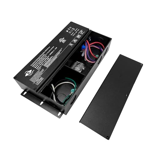 Image of 12V 60W Dimmable LED Driver 110-277V AC to DC Transformer UL Class 2 | Power Supply Junction Box Compatible Triac /ELV /MLV, 0-10V, 1-10V, RX, 10V PWM Dimmer Light Switch for LED Light Flicker Free