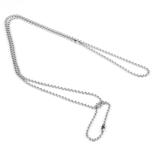 Gotags Personalized Military Dog Tags, Custom Us Military Id Tag Necklace Set With 2 Tags, Steel Ball Chain And Tag Silencers, Tags In Stainless Steel, Black, Blue, Green, Gold, Pink, Purple, Or Red #TOP3