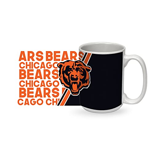 Image of Rico Industries NFL Football 15 oz White Ceramic Mug