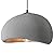 BESTWEST 11.8 inch Wabi Sabi Pendant Light Modern Japanese Ceiling Fixture for Dining Room Kitchen Island Hallway, Gray E26 Base Hanging Lamp (30cm/11.8in)