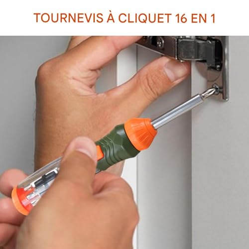 Tournevis à cliquet pour visser sans effort dans les espaces restreints - 3