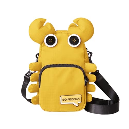 KARRESLY Kawaii Shoulder Bag Cartoon Crossbody Bag with Adjustable Shoulder Strap Cute Wallet Crab Anime Wallet Purse Gifts