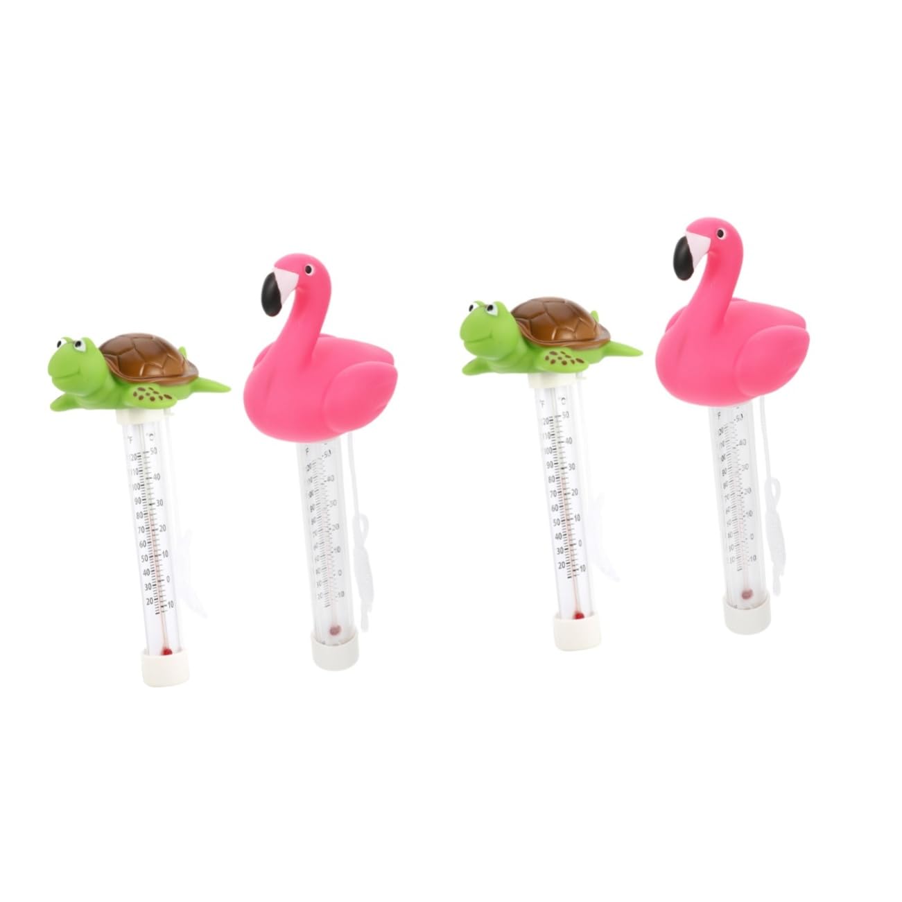 BESPORTBLE 2 Sätze Werkzeug Zur Messung Der Wassertemperatur Temperatur-feuchtigkeits-monitor Teichthermometer Teiche Schwimmendes Poolthermometer, Gut Ablesbar, Groß Plastik 2 Stück * 2