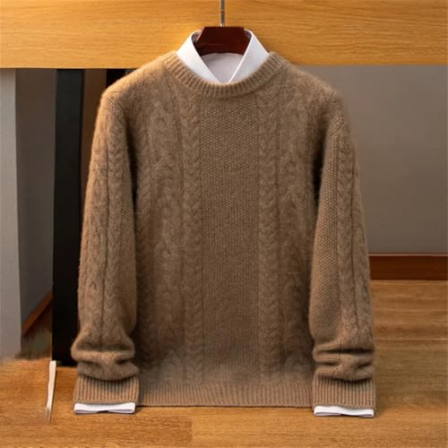 Men’S Long Sleeve Knit Basic Sweaters Slim Warm Knit Solid Color Long Sleeve Crew Neck Sweater Knitted Jumper2
