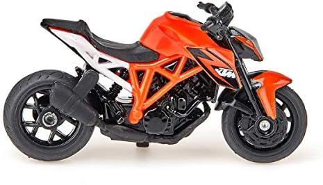 siku 1384, KTM 1290 Super Duke R Motorbike, Metal/Plastic, Orange, Rubber tyres