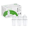 Aqua Optima Replacement for Brita® Water Filter, Pitchers and Dispensers, Mavea®, Up and Up, Great Value, Reduces Plastic, Exceptional Value, NSF Certified Pitcher Water Filter, Compact Size, 6 Count
