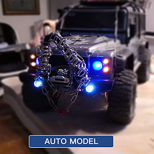 12 Volt 5Mm Pre Wired Led Light Emitting Diodes,Micro Led Lights Diodes for Model Assortment Kit,12V Mini Single Led Bulbs(Red*10,Green*10,Orange*10,Blue*10,White*10)