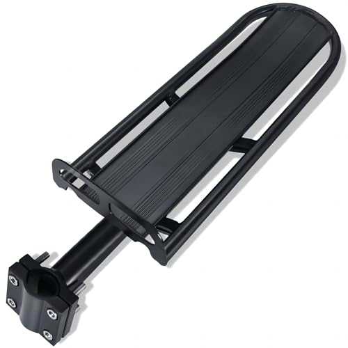 Portapacchi per Bagagli per Bicicletta, Bici Portapacchi Posteriore in Lega di Alluminio, Sgancio Rapido Bike Cargo Carrier Rack, Bike Luggage Cargo Rack, Bike Rear Rack, Capacità di Carico 10 Kg