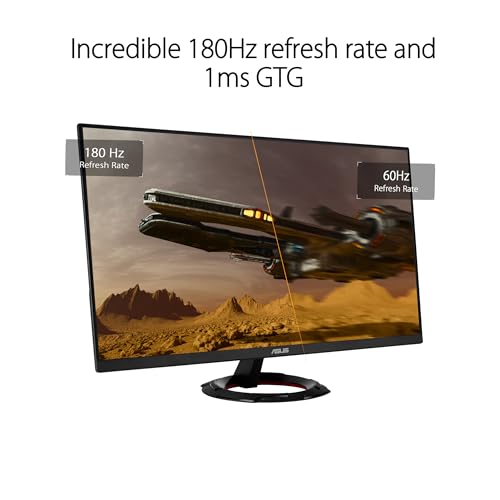 ASUS TUF Gaming VG249Q3R - 24 Zoll Full HD Monitor - 180 Hz, 1ms GtG, FreeSync Premium, Adaptive Sync, ELMB, GameFast Input - Fast-IPS Panel, 16:9, 1920x1080, DisplayPort, HDMI, Speaker – Bild 5