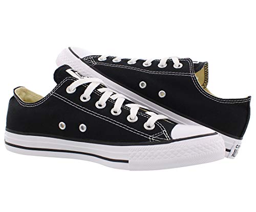 Converse Chuck Taylor All Star Low Top, Black White/Canvas, 9.5 Women/7.5 Men3