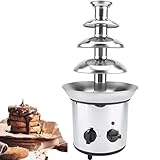 Excellente performance de chauffage : faites l'expérience d'une fonte rapide du chocolat avec notre machine à fontaine. Il offre un contrôle de température réglable, assurant une stabilité thermique optimale. Cela signifie que vous pourrez déguster du chocolat parfaitement fondu tout au long de votre événement.