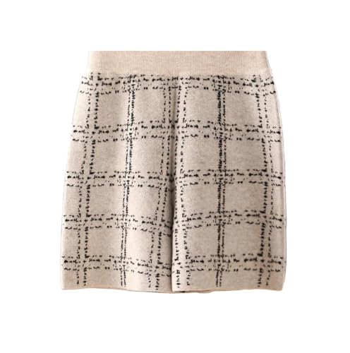 Short en laine tricotée pour femme de qualité supérieure coupe droite chic