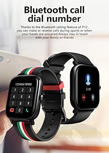Smartwatch Colmi P12 4gb Memoria Chamada Gravação No Brasil Cor:Preto