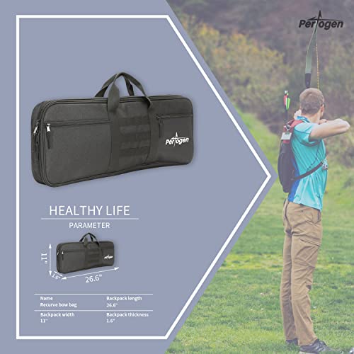 Perogen Archery Takedown Recurve Bow Case Tacticalbow Holder Bag #TOP4