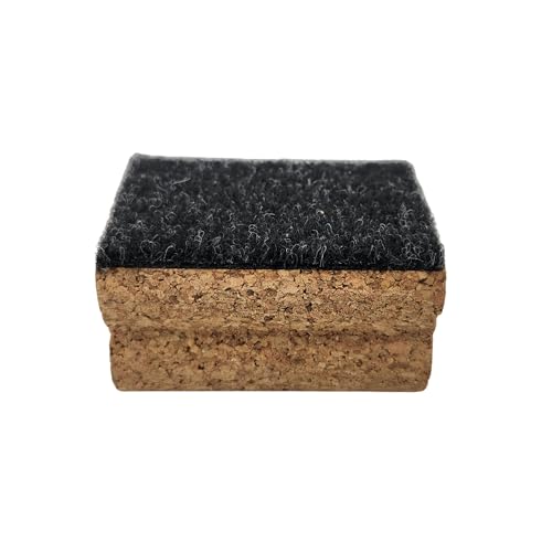 SWIX Wax Cork & Felt Combination Block T0021 – Ski & Snowboard Wax Cork Buffer, Ski Polishing Cork, Waxing Cork for Ski Snowboard Tuning Equipment, Pocket Size Tuning Tool
