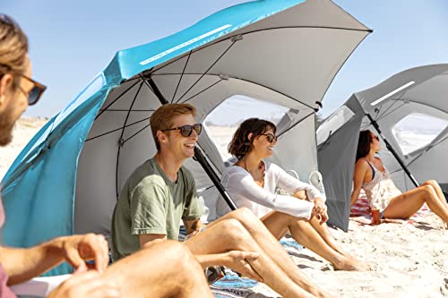 Sport-Brella Premiere UPF 50+ Umbrella Shelter for Sun and Rain Protection (8-Foot), Aqua by Sport-Brella - Image 2
