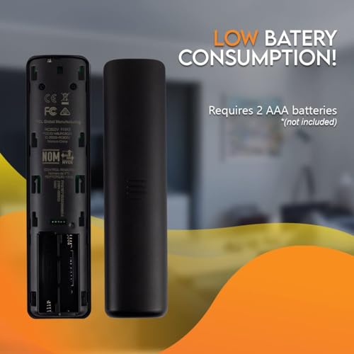 Image of Original Voice Remote for TCL Android TV Replacement for TCL -Android-Tv-Remote,New Upgraded Rc802V for TCL Smart Tvs with Voice Function,with Net.Flix,You.Tube Buttons - Black