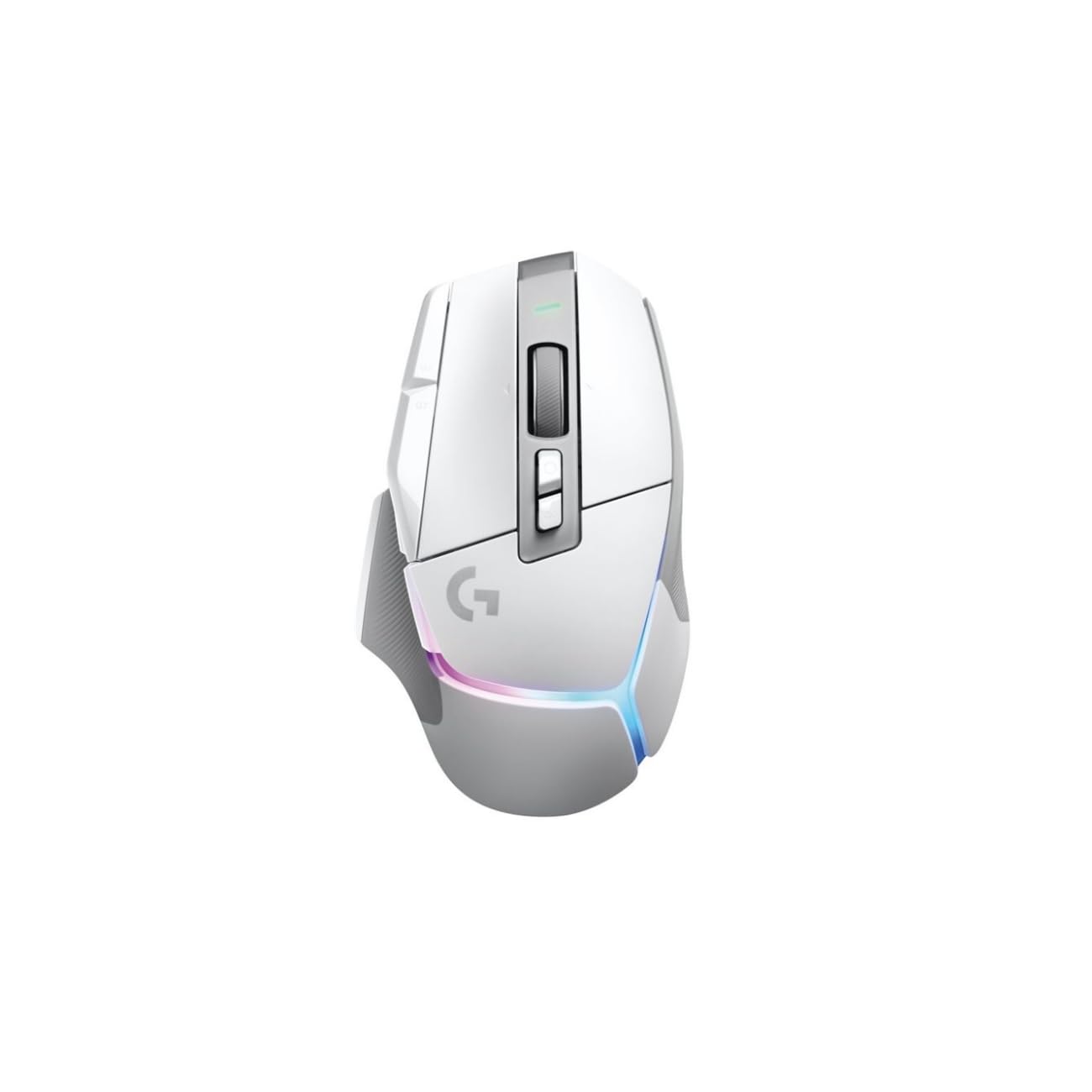 Logitech G G502 X PLUS Mouse Gaming Wireless LIGHTSPEED RGB - Mouse Ottico con Switch Ibridi LIGHTFORCE, LIGHTSYNC RGB, Sensore per Gaming HERO 25K, Compatibile con PC - macOS/Windows - Bianco