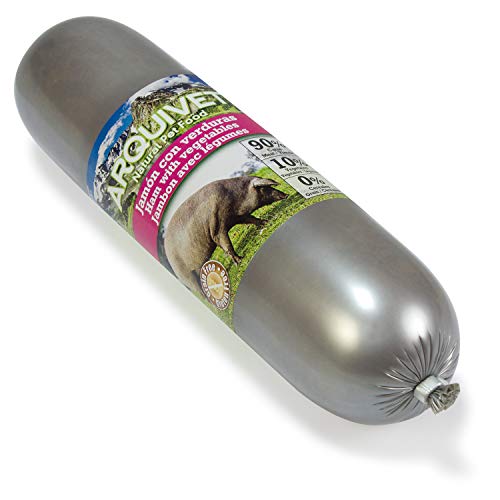 Salchicha de jamón con Verduras para Perros - 500 g - Arquivet