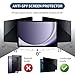 Juvraixo Privacy Screen Protector for Samsung Galaxy Tab S11/S10fe/S10 Lite/ S9 FE 10.9-Inch and S9 11-Inch with Easy Installation Frame, Tempered Glass Film, Case Friendly HD Clear