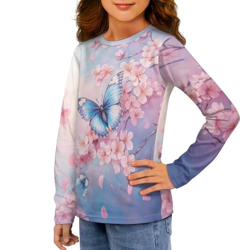 Girl Cute Tops Tees & Blouses 3-16 Years Long Sleeve T Shirt for Kids Winter Clothes4