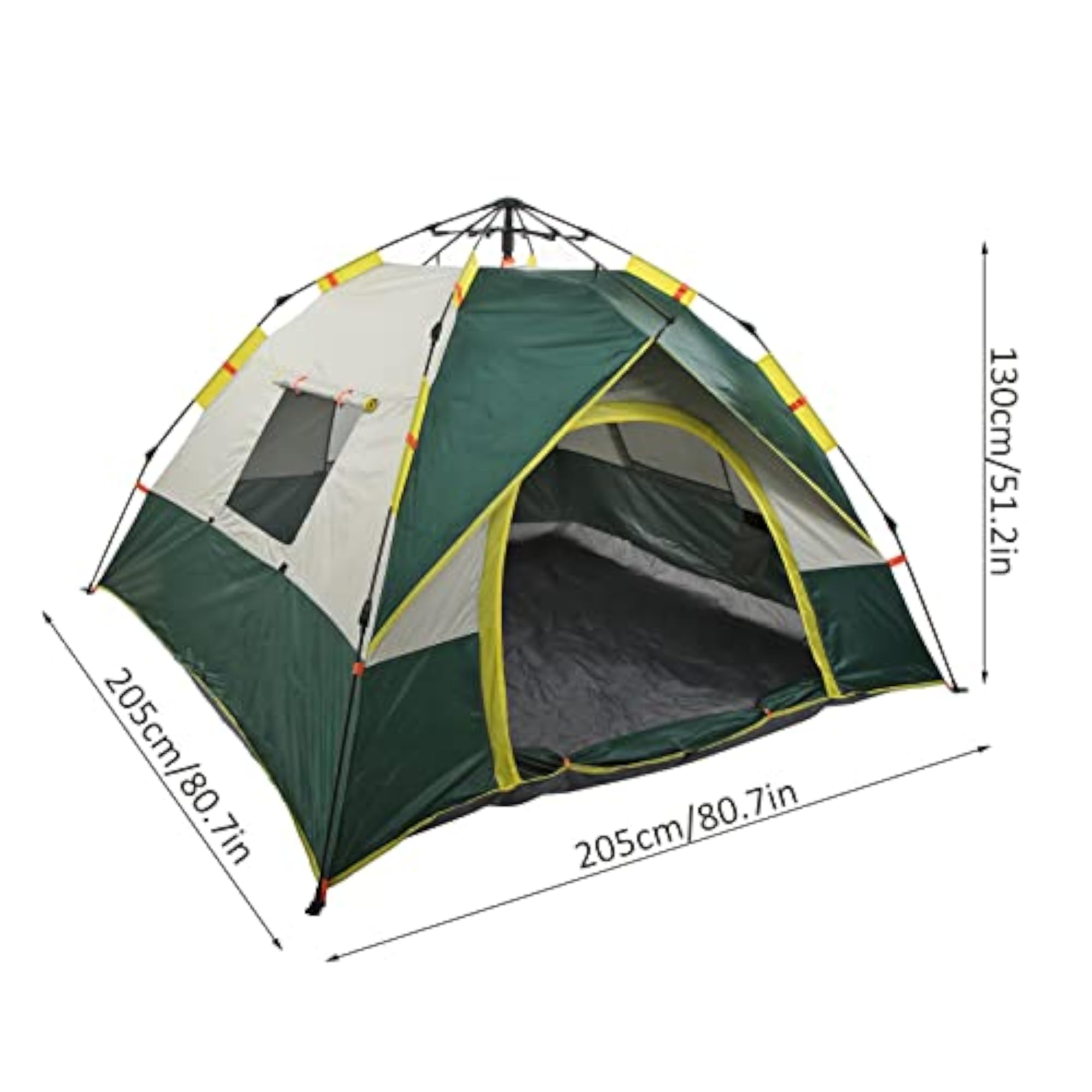 Camping Tent, Folding Tent Large Space Double Layer Waterproof