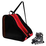 GLAITC Inliner Tasche, Rollschuh Tasche Skischuhtasche mit Verstellbar Trageriemen Schlittschuhtasche Tasche Rollschuhe Inline-Skates Unisex Ice Skate Tasche Bag für Kinder und Erwachsene
